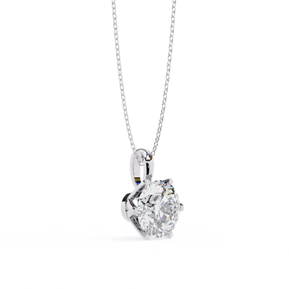 Solitaire Reign Diamond Pendant