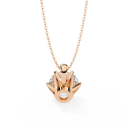 Solitaire Reign Diamond Pendant