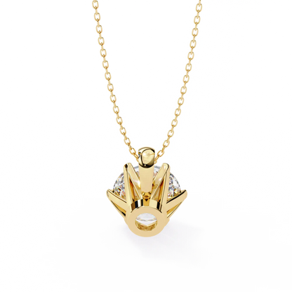 Solitaire Reign Diamond Pendant