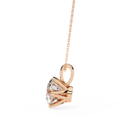 Solitaire Reign Diamond Pendant