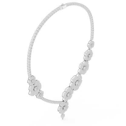 Camellia Trail Diamond Necklace