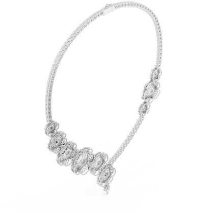 Camellia Trail Diamond Necklace