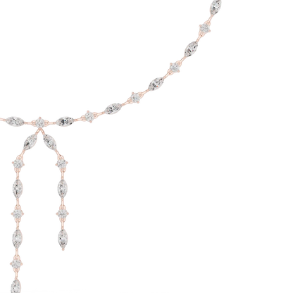Marquise Cascade Diamond Necklace