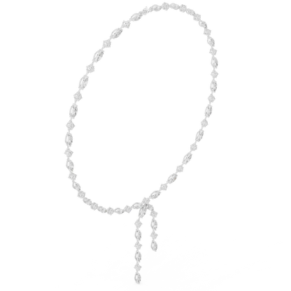 Marquise Cascade Diamond Necklace