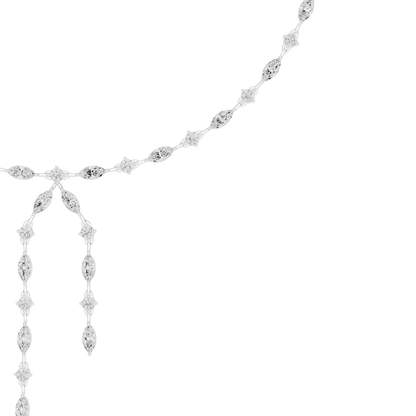 Marquise Cascade Diamond Necklace