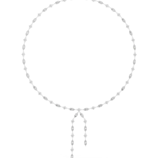 Marquise Cascade Diamond Necklace