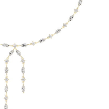 Marquise Cascade Diamond Necklace