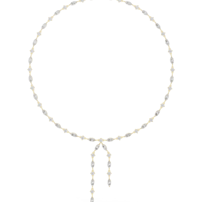 Marquise Cascade Diamond Necklace