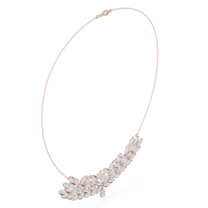 Palm Cascade Diamond Necklace