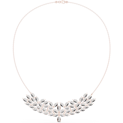 Palm Cascade Diamond Necklace