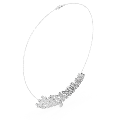 Palm Cascade Diamond Necklace