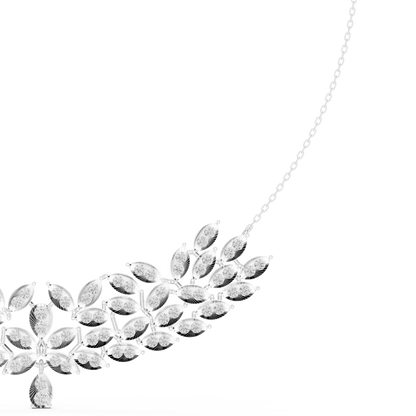 Palm Cascade Diamond Necklace