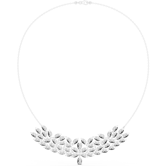 Palm Cascade Diamond Necklace