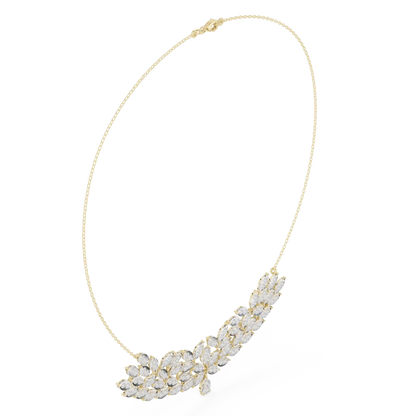 Palm Cascade Diamond Necklace