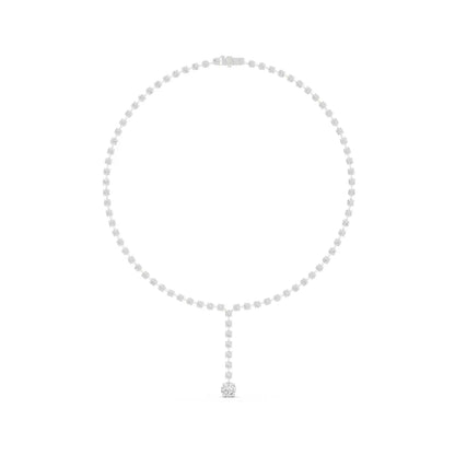 Solitaire Cascade Diamond Pendant