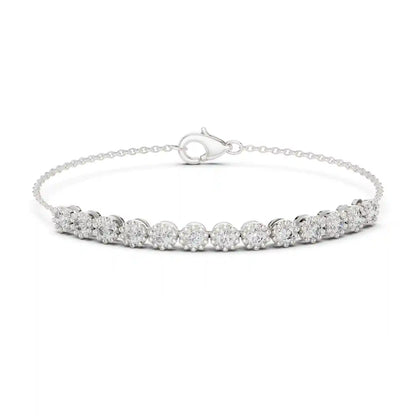 Milgrain Coronet Diamond Bracelet