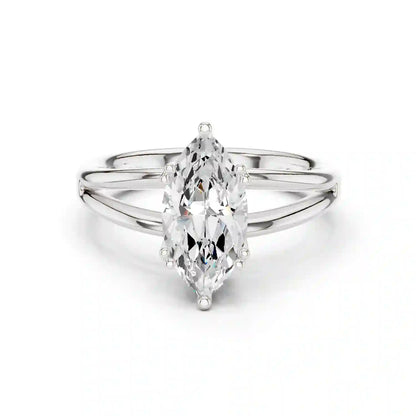 Split Shank Diamond Ring