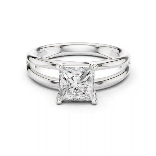 Crossing Streams Diamond Ring