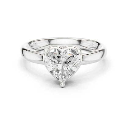 Coeur Solene Diamond Ring