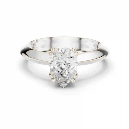 Pear Whisper Vow Diamond Ring