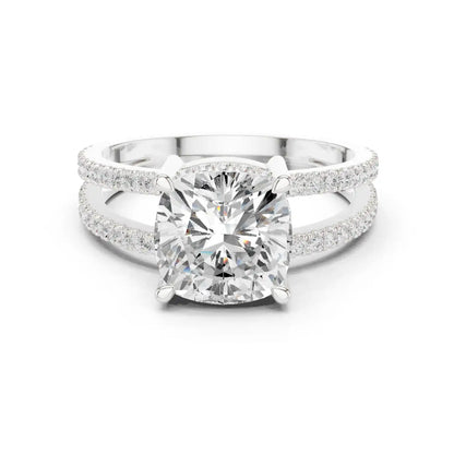 Split Path Diamond Ring