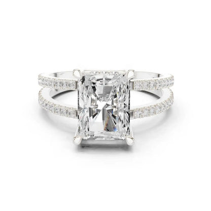 Gallery Split Diamond Ring