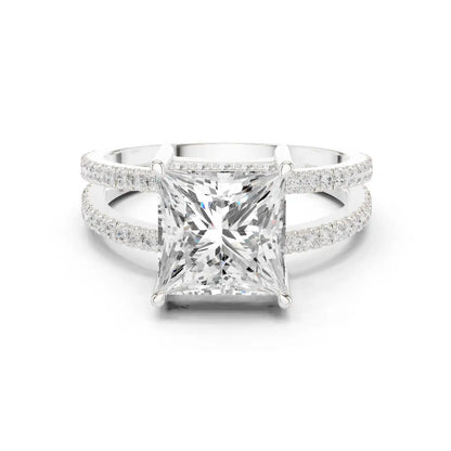 Duetta Rift Diamond Ring