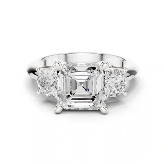 Three Step Diamond Ring