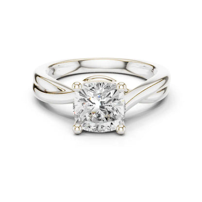 Twine Solitaire Diamond Ring