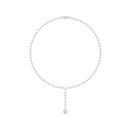 Solitaire Cascade Diamond Pendant