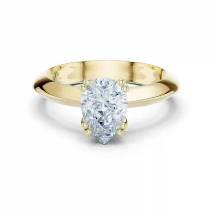 Pear Whisper Vow Diamond Ring