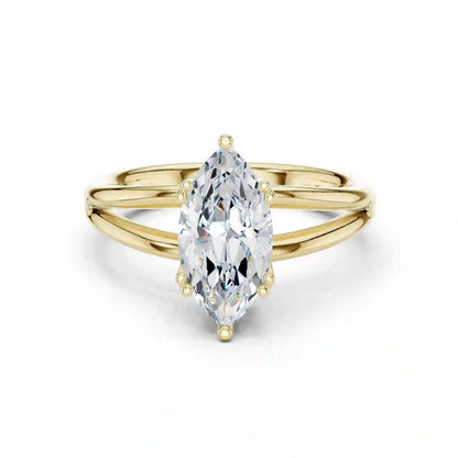 Split Shank Diamond Ring