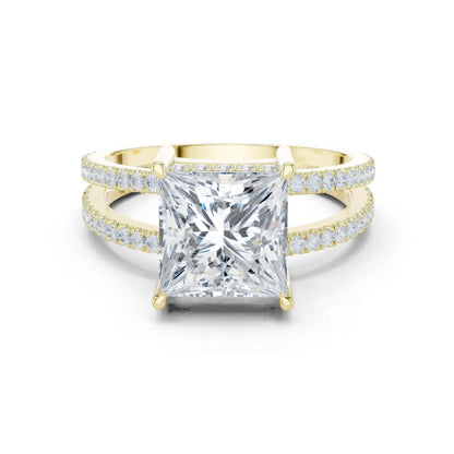 Duetta Rift Diamond Ring