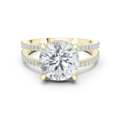Duetta Split Diamond Ring