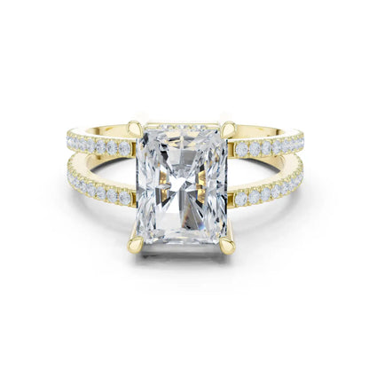 Gallery Split Diamond Ring