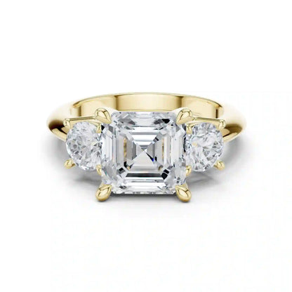 Three Step Diamond Ring