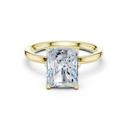 Hidden Petal Diamond Ring