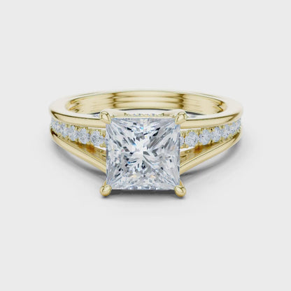 Verdant Split Diamond Ring