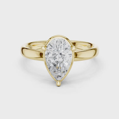 Teardrop Vow Diamond Ring