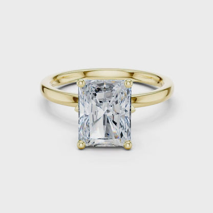 Hidden Petal Diamond Ring