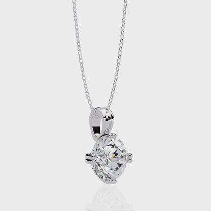 Simple Grace Diamond Pendant