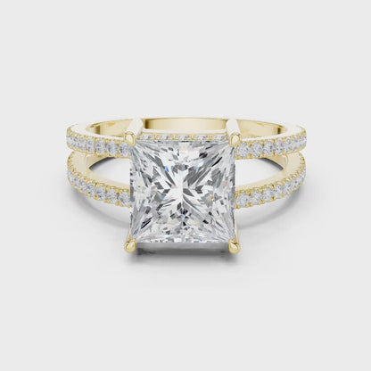 Duetta Rift Diamond Ring