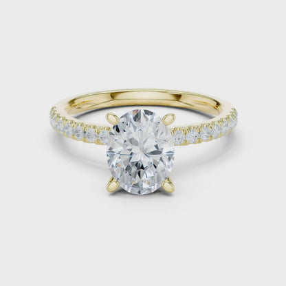 Hidden Bloom Diamond Ring