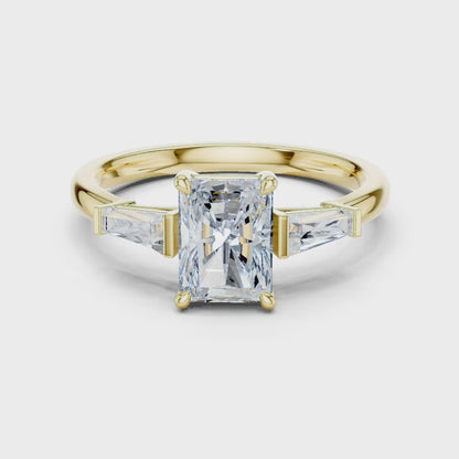 Tapered Reverie Diamond Ring