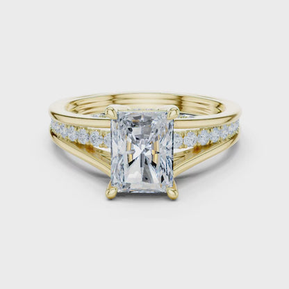 Split Stream Diamond Ring