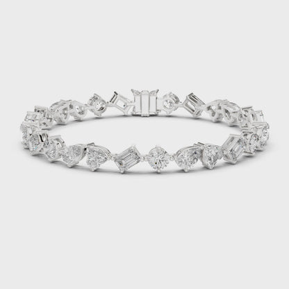 Medley Facet Diamond Bracelet