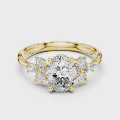 Winglet Diamond Ring