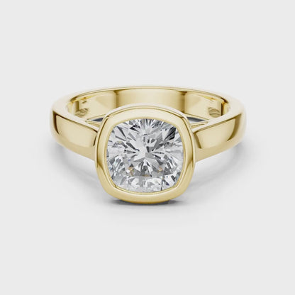 Bold Frame Diamond Ring