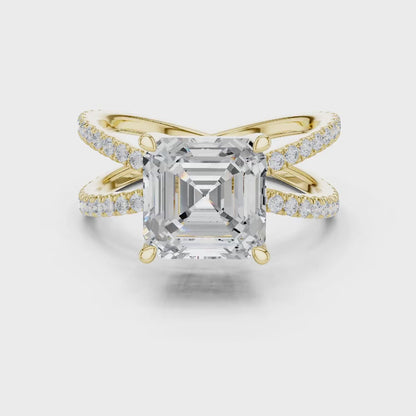 Elyse Cross Diamond Ring