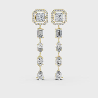 Lattice Drop Earrings